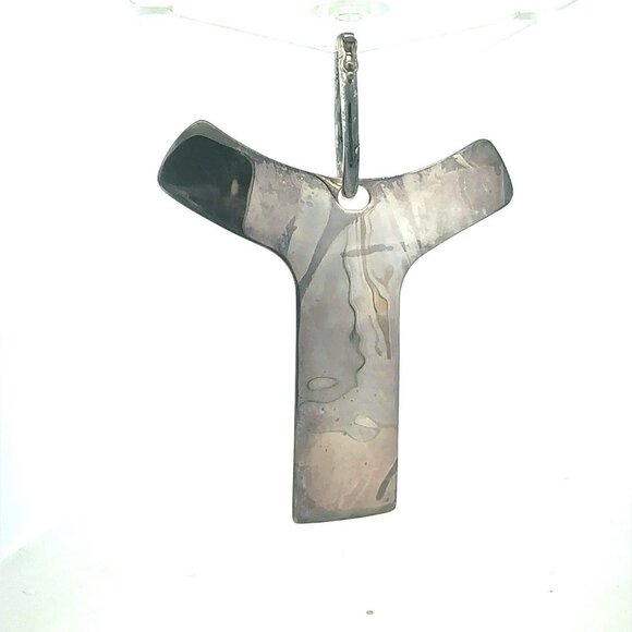 Designer RLM Studio Designer HUGE Hammered Finish Y Pendant! 66 - Picture 1 of 4